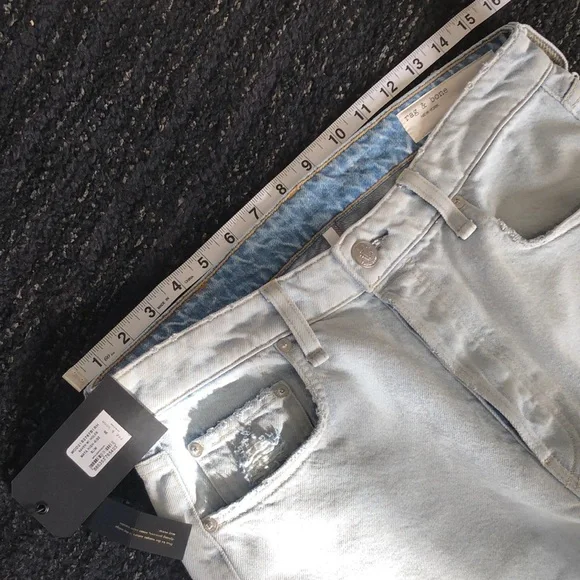 💥HP💥Rag & Bone (30) Maya HighRise Slim Distressed - Picture 3 of 16